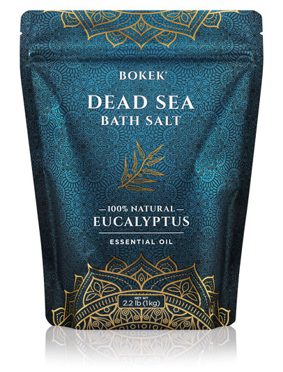 Lavender Scented Dead Sea Salt in a 2.2 lb Bag