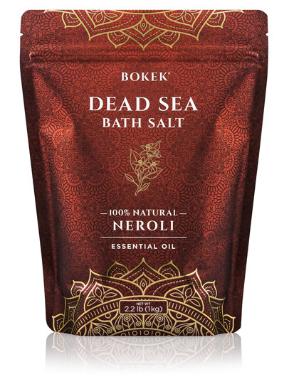 Lavender Scented Dead Sea Salt in a 2.2 lb Bag