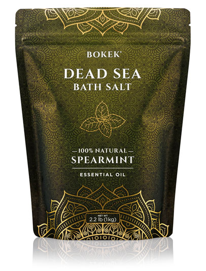 Lavender Scented Dead Sea Salt in a 2.2 lb Bag